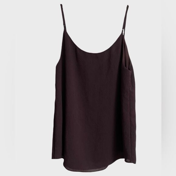 Aritzia Babaton Everly Camisole Size S Plum Purple V-Neck Spaghetti Strap Fairy - Picture 8 of 16